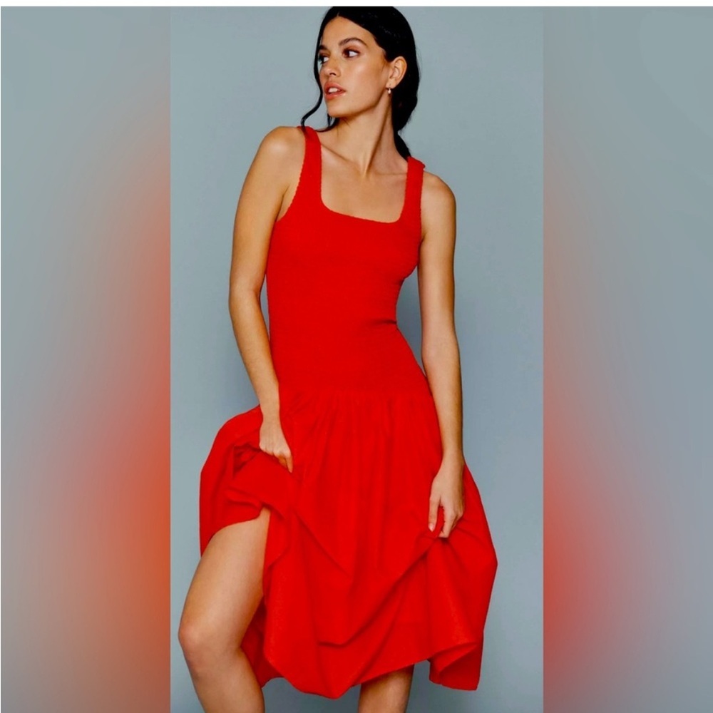 Hutch Red Sleeveless Dress